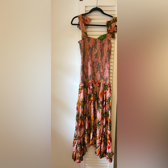 🌸🌴 FARM Rio Pink Mango Trees Dress NWT - Picture 8 of 9